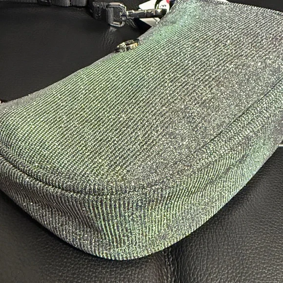 Lululemon City Essentials Mini Sparkle Silver Shoulder Bag - Picture 4 of 16